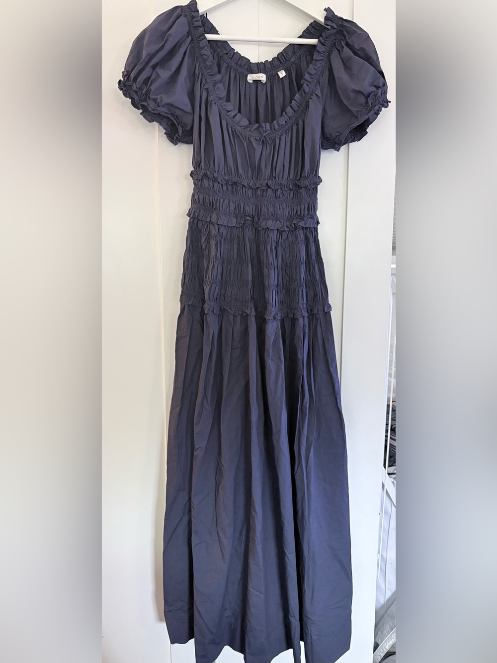 DÔEN Leanne Dress in Adriatic size S - Picture 2 of 6